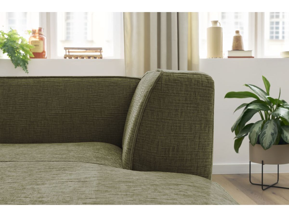 Méridienne pour canapé modulable MEGEVE tissu texturé
