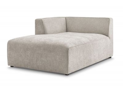 Méridienne pour canapé modulable MEGEVE tissu texturé