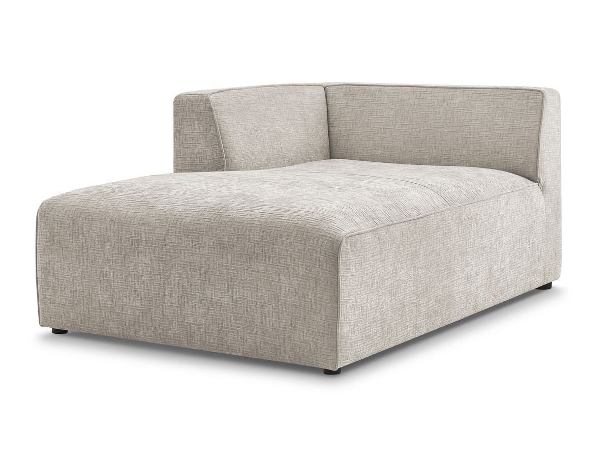 Méridienne pour canapé modulable MEGEVE tissu texturé