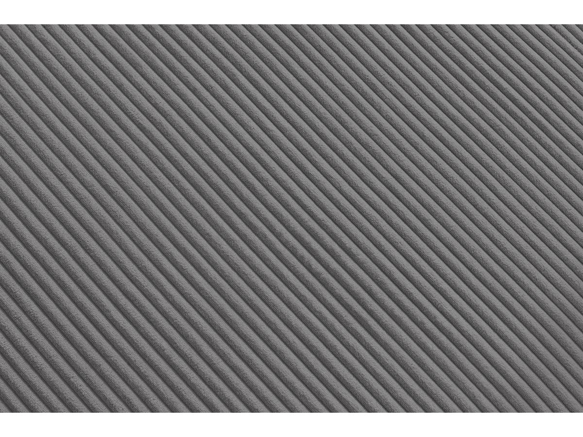 Canapé d'angle fixe EVEREST tissu chiné - Orange - Angle droit - 10 coussins