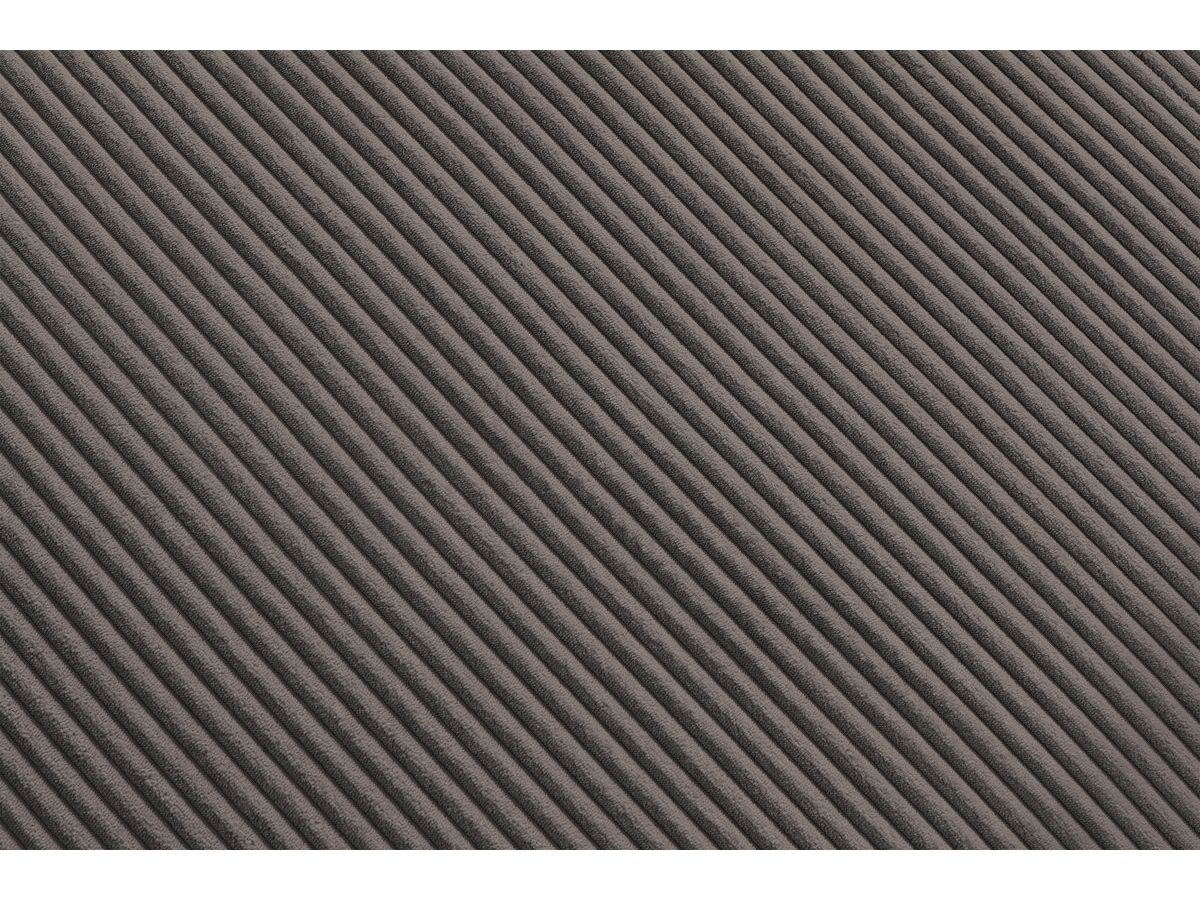 Canapé d'angle fixe EVEREST tissu chiné - Orange - Angle droit - 10 coussins