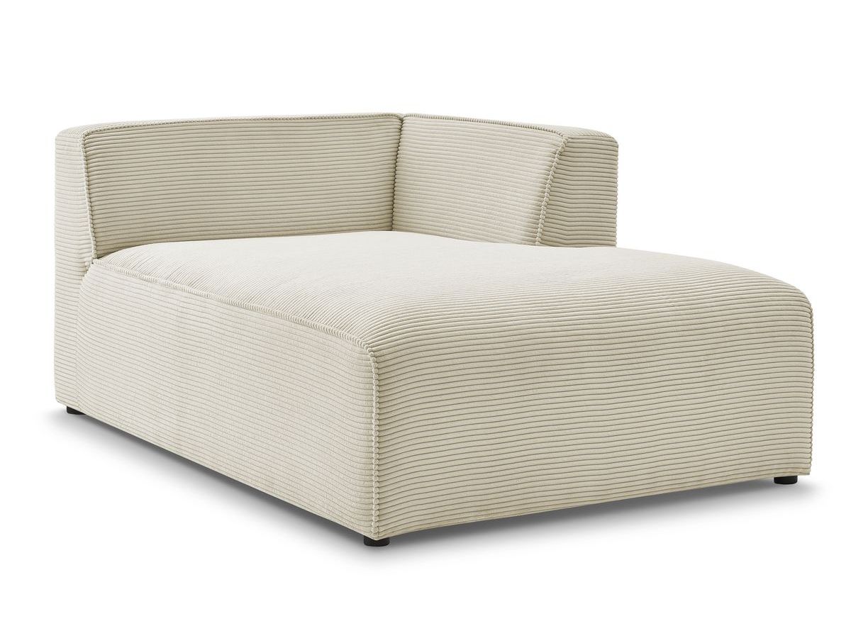 Chaise longue voor modulaire bank MEGEVE corduroy stof