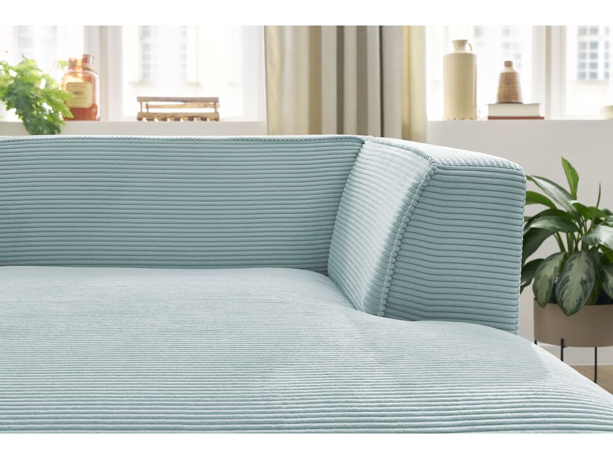 Chaise longue voor modulaire bank MEGEVE corduroy stof