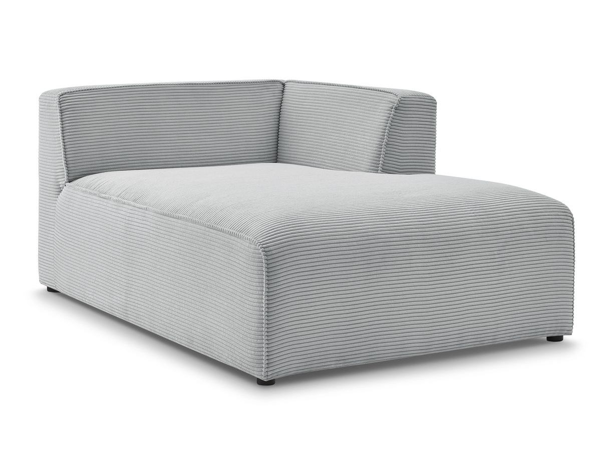 Chaise longue voor modulaire bank MEGEVE corduroy stof