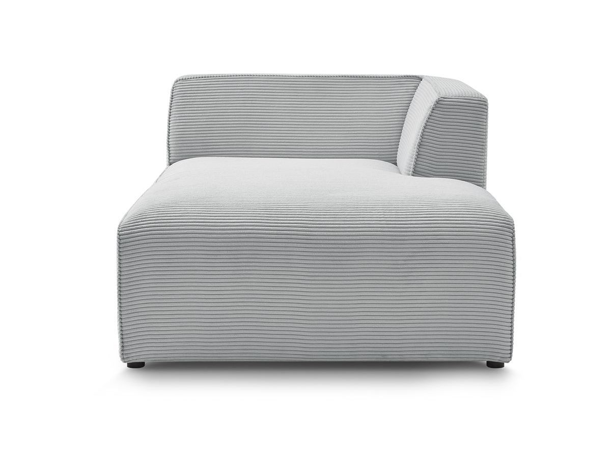 Chaise longue voor modulaire bank MEGEVE corduroy stof