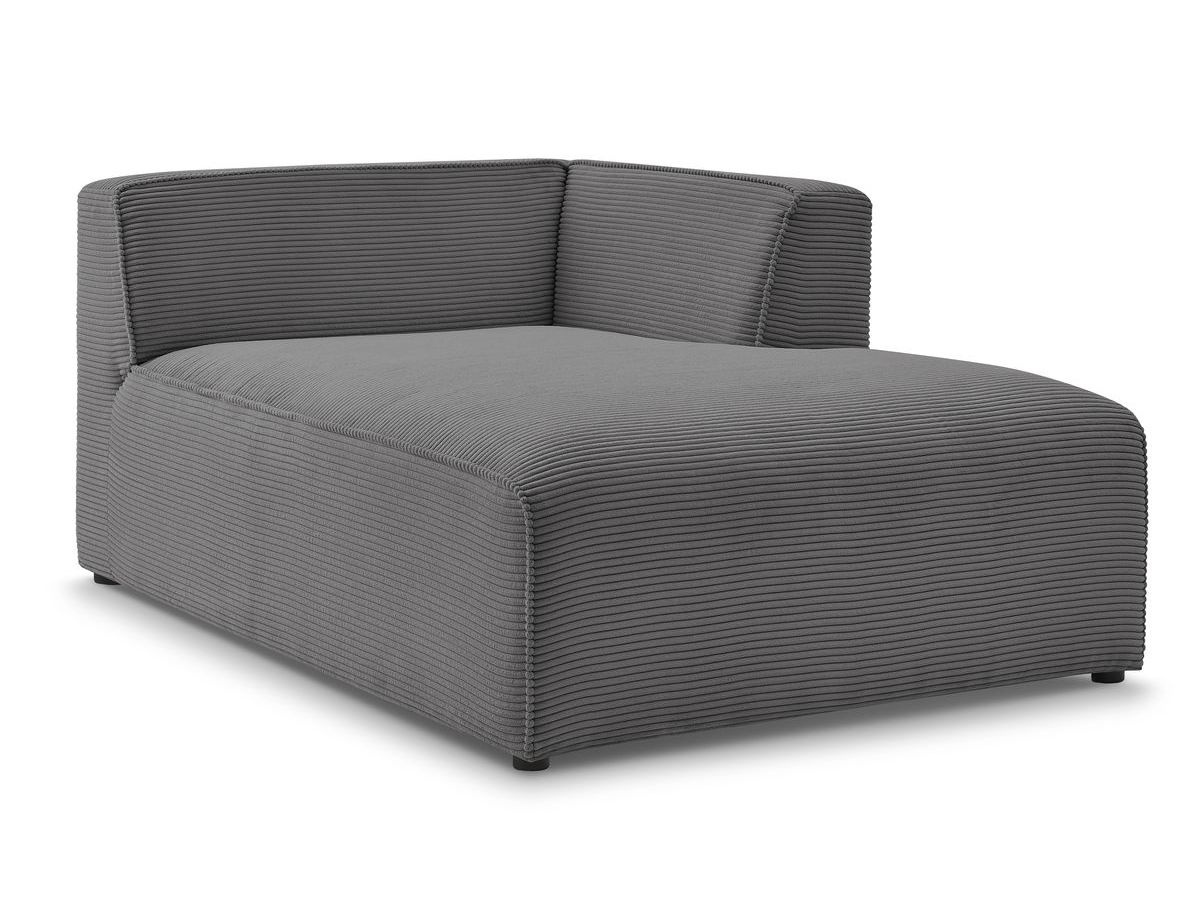 Chaise longue voor modulaire bank MEGEVE corduroy stof