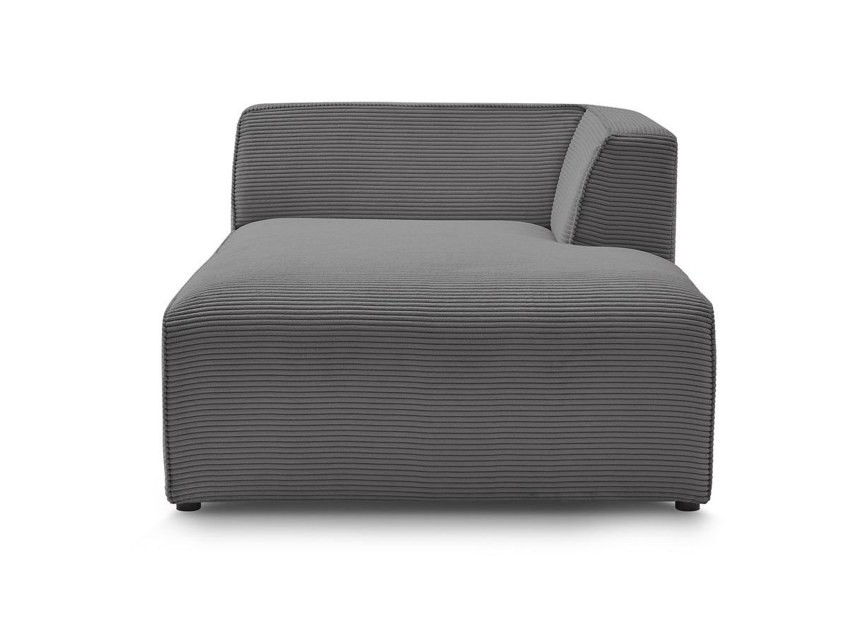 Chaise longue voor modulaire bank MEGEVE corduroy stof