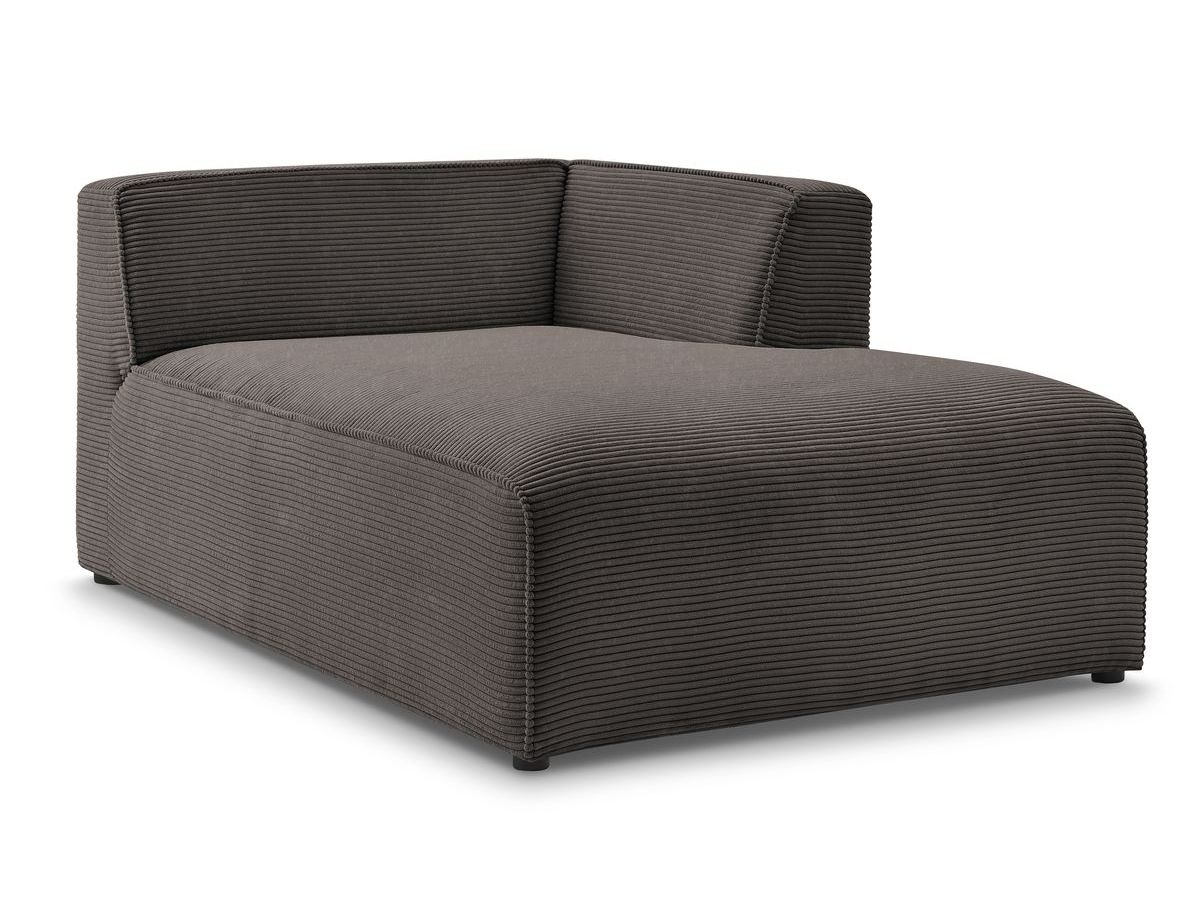 Chaise longue voor modulaire bank MEGEVE corduroy stof