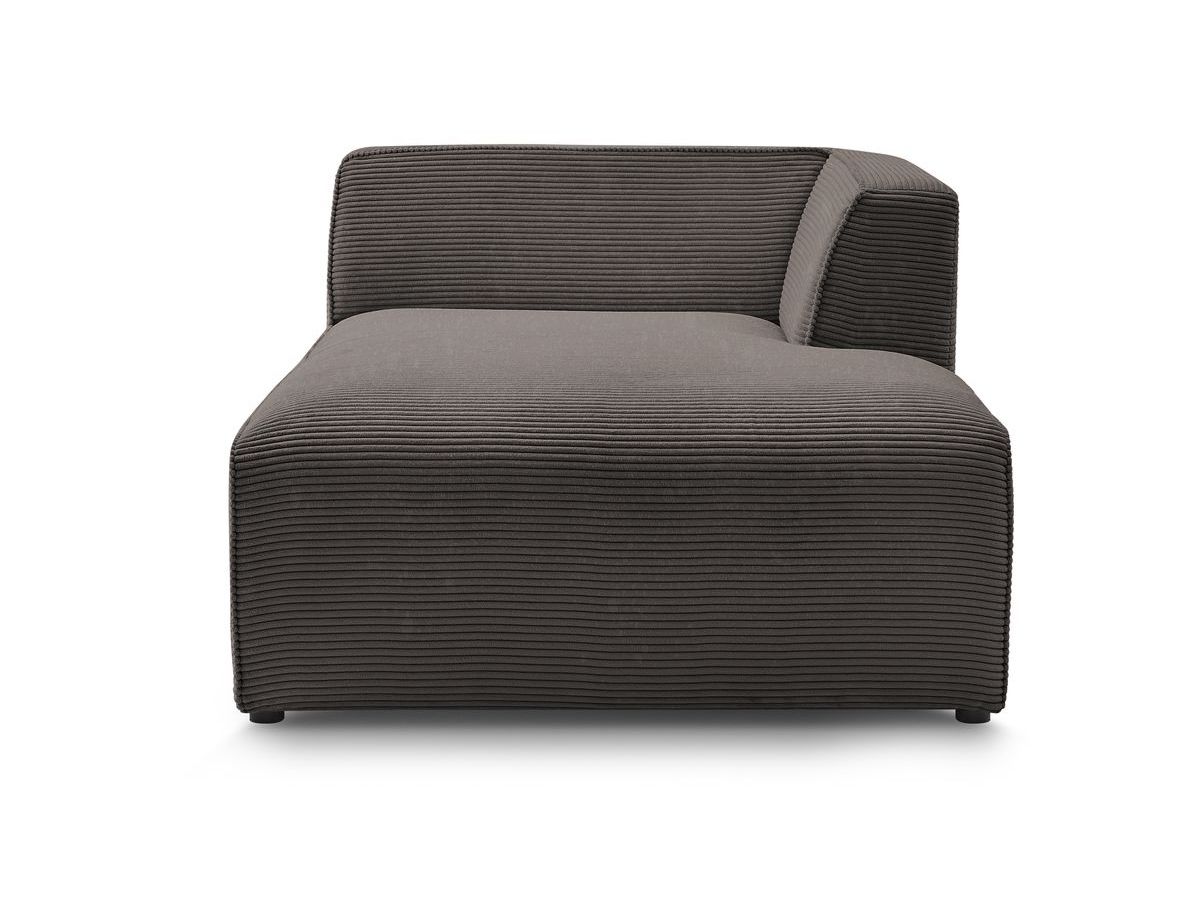 Chaise longue voor modulaire bank MEGEVE corduroy stof