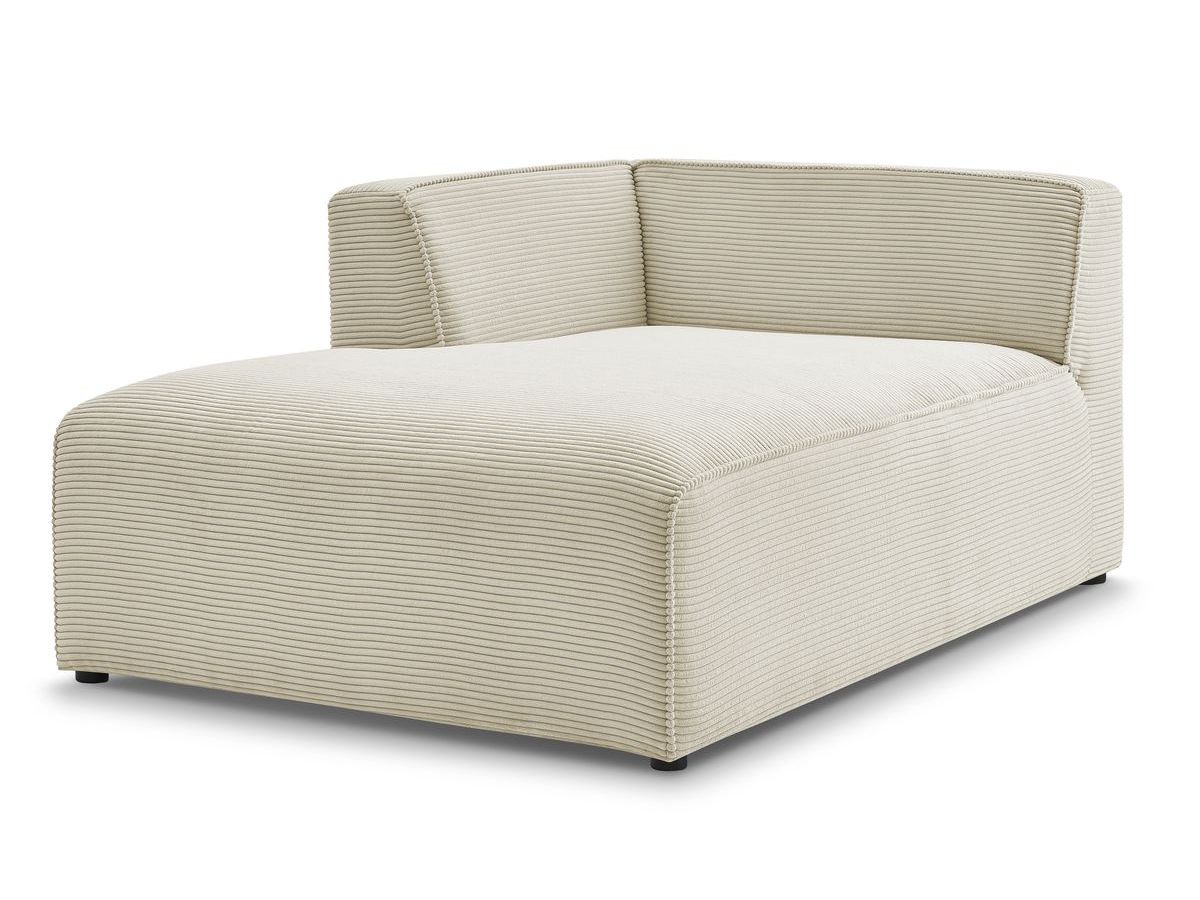 Chaise longue voor modulaire bank MEGEVE corduroy stof