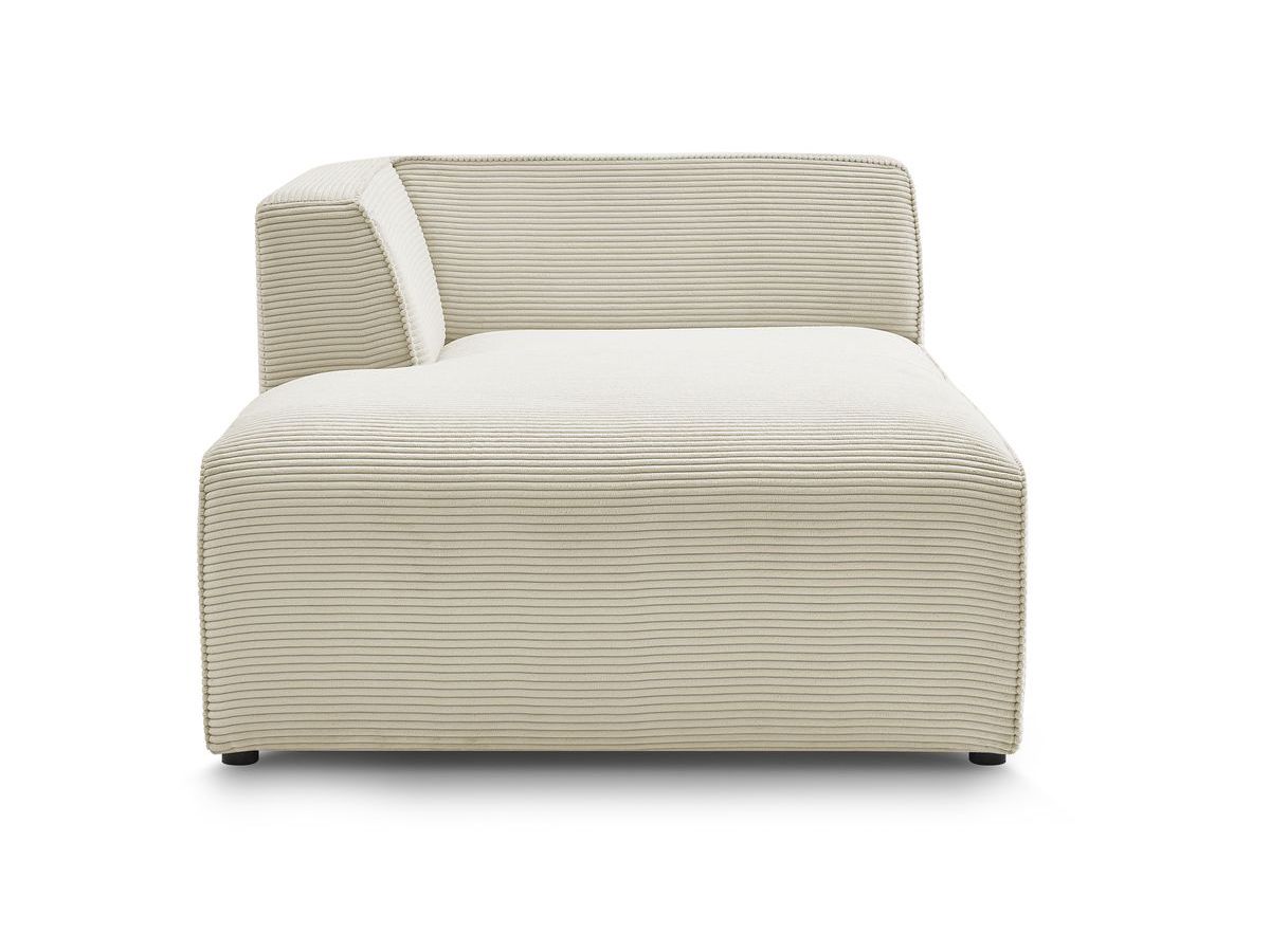 Chaise longue voor modulaire bank MEGEVE corduroy stof