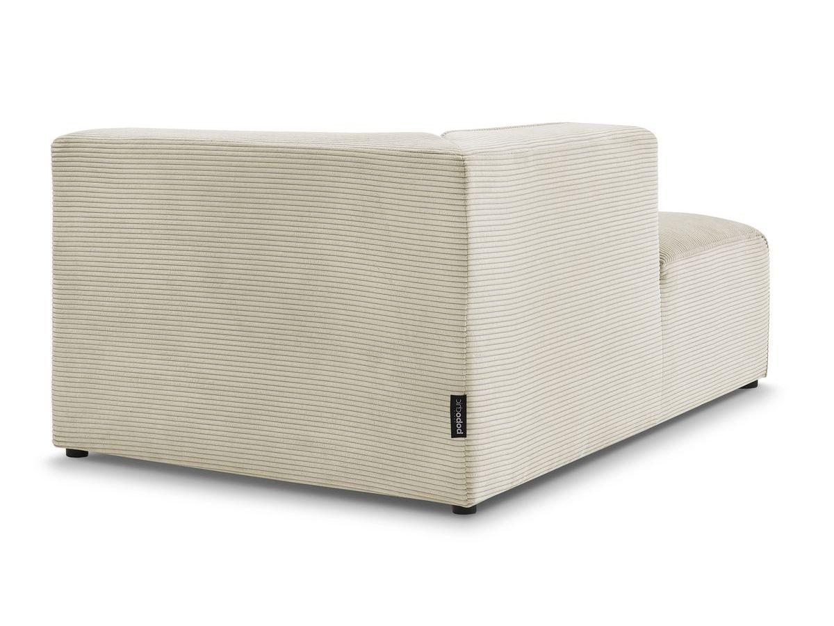 Chaise longue voor modulaire bank MEGEVE corduroy stof