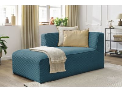 Méridienne pour canapé modulable MEGEVE tissu velours côtelé