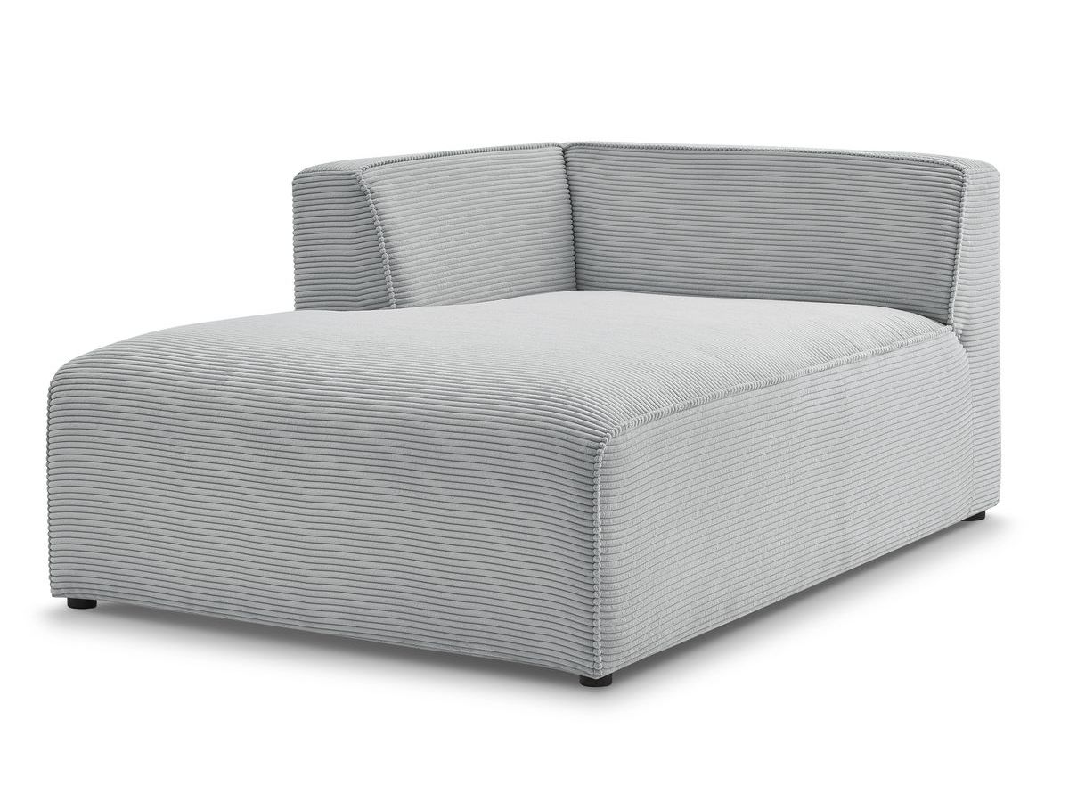 Chaise longue voor modulaire bank MEGEVE corduroy stof