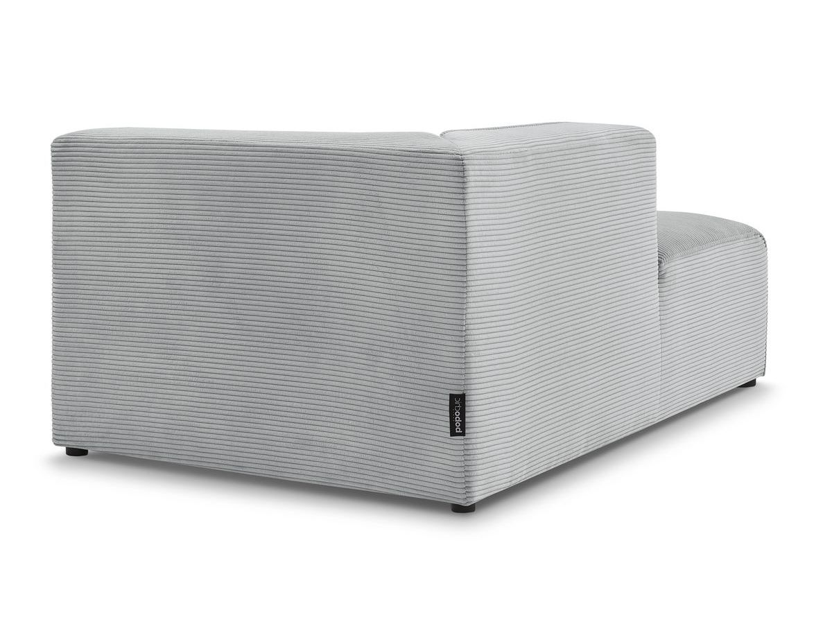 Chaise longue voor modulaire bank MEGEVE corduroy stof