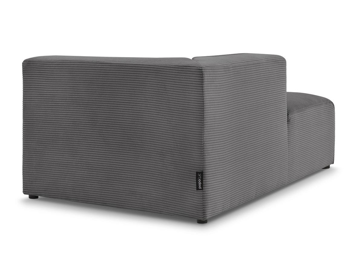 Chaise longue voor modulaire bank MEGEVE corduroy stof