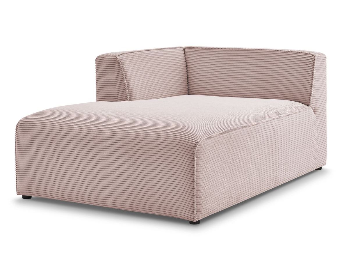 Chaise longue voor modulaire bank MEGEVE corduroy stof