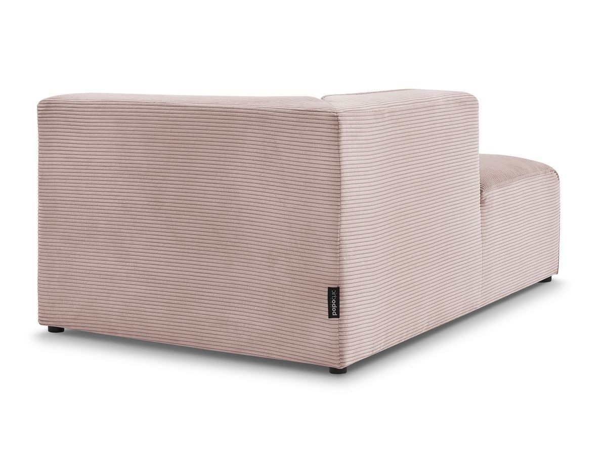 Chaise longue voor modulaire bank MEGEVE corduroy stof