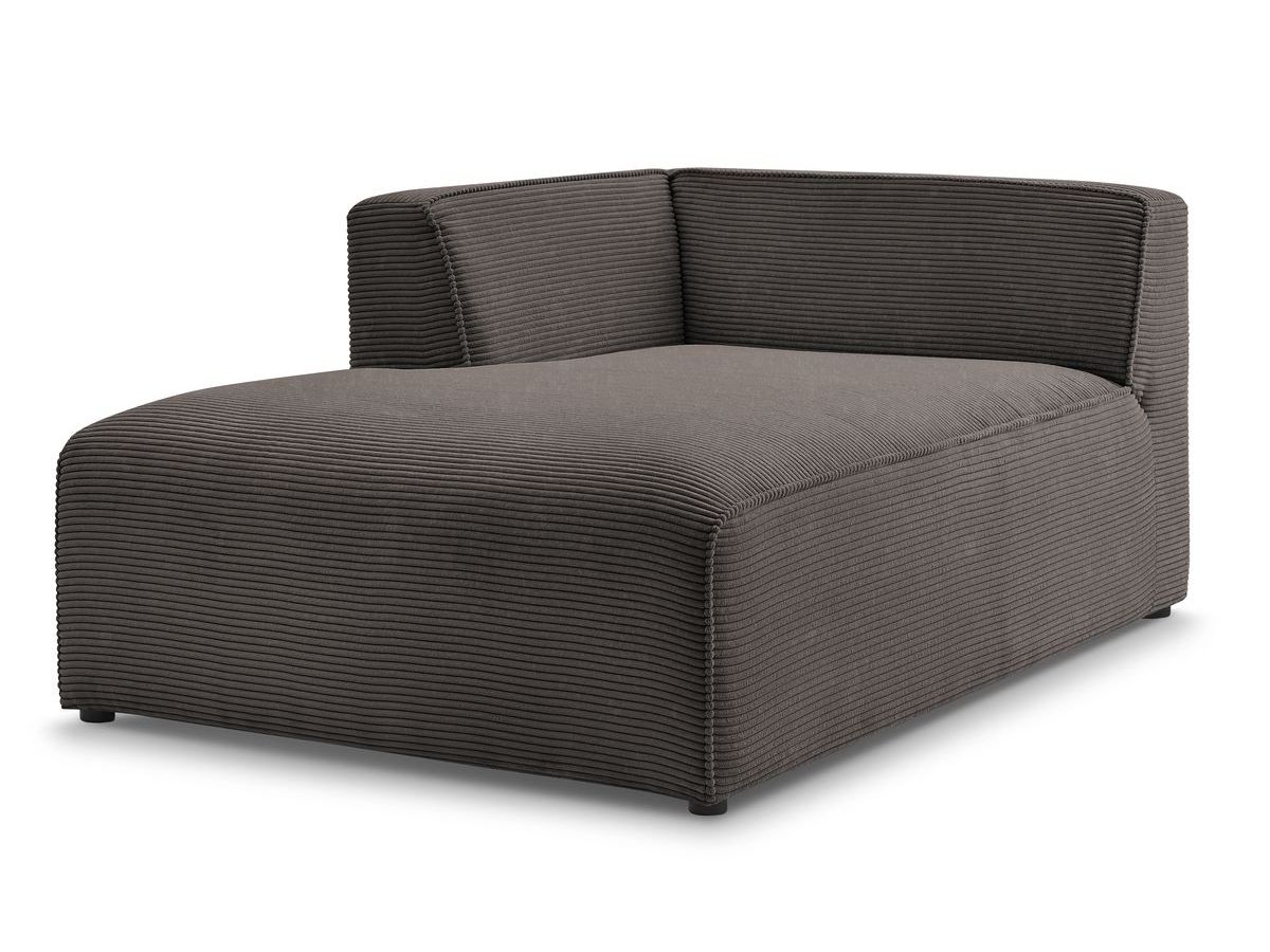Chaise longue voor modulaire bank MEGEVE corduroy stof