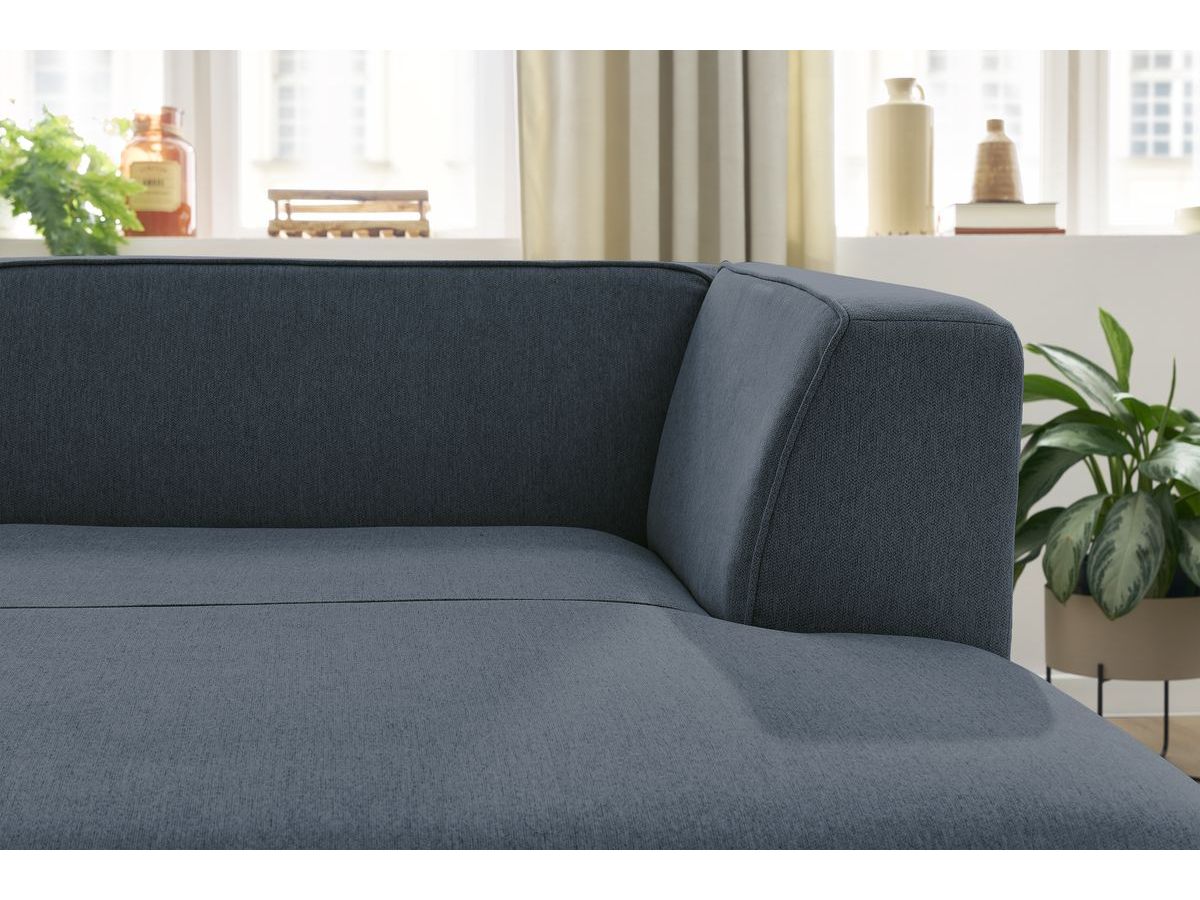 Méridienne pour canapé modulable MEGEVE tissu chiné