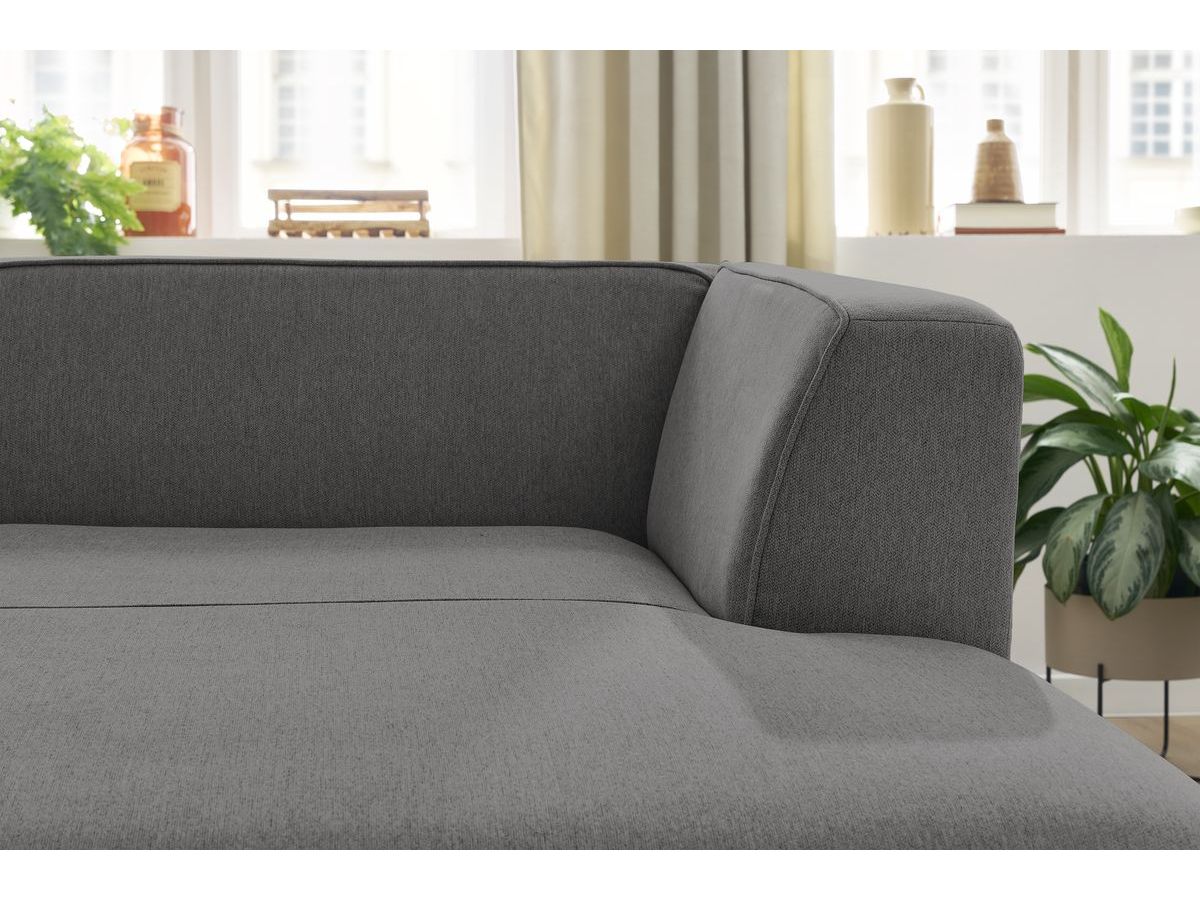Méridienne pour canapé modulable MEGEVE tissu chiné