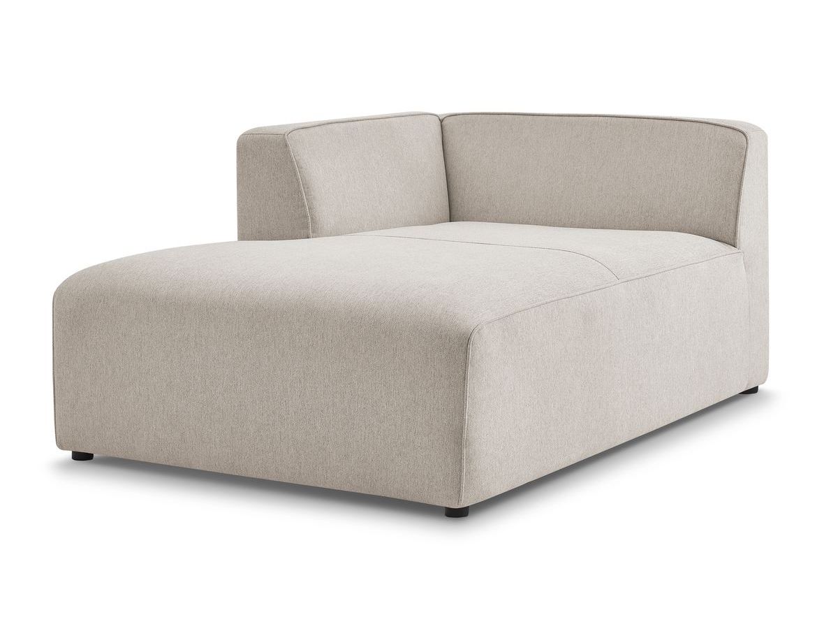 Méridienne pour canapé modulable MEGEVE tissu chiné