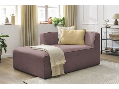 Méridienne pour canapé modulable MEGEVE tissu chiné