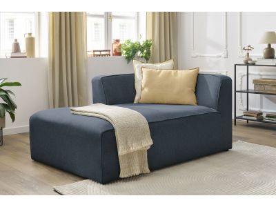 Méridienne pour canapé modulable MEGEVE tissu chiné