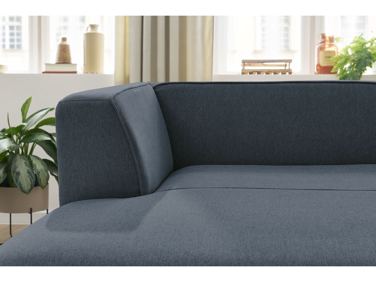 Méridienne pour canapé modulable MEGEVE tissu chiné