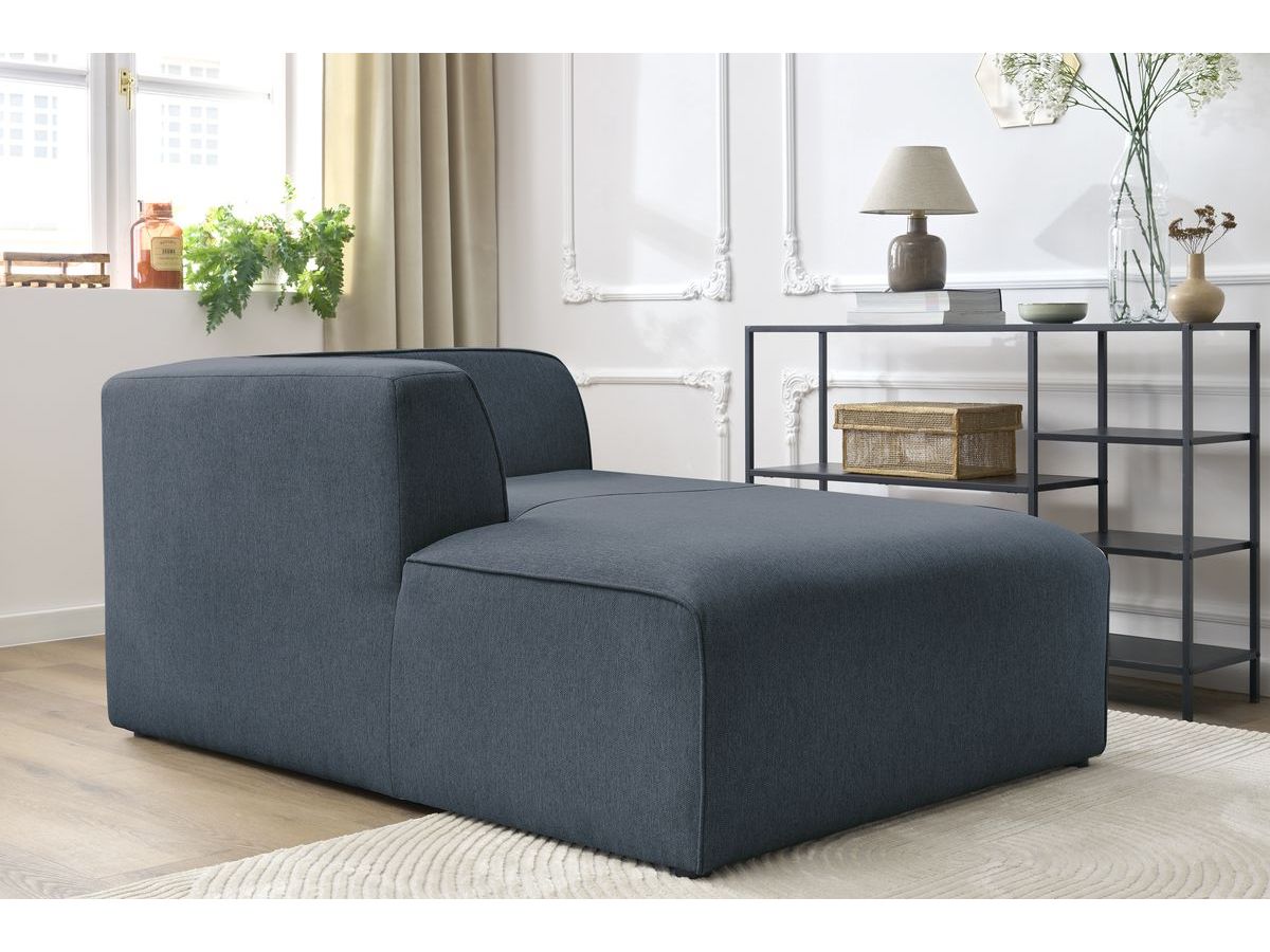 Méridienne pour canapé modulable MEGEVE tissu chiné