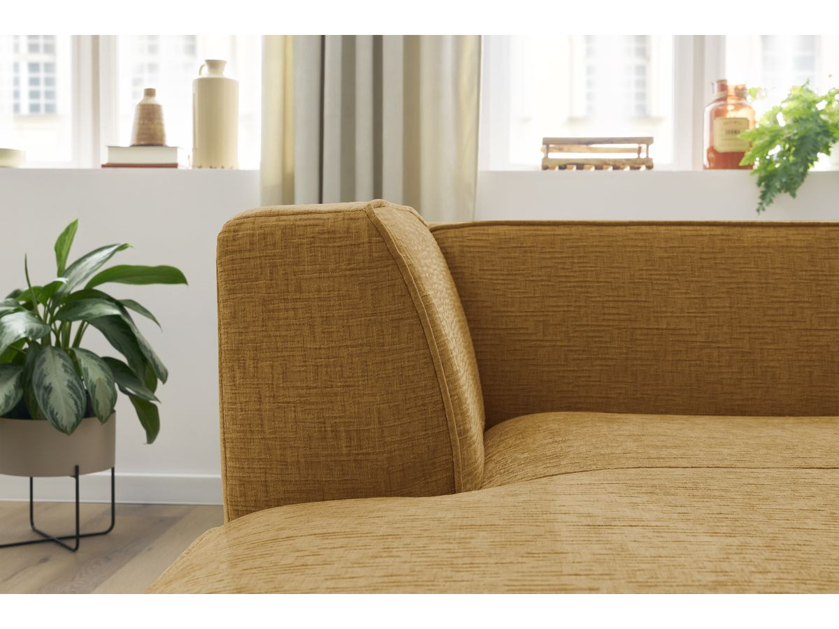 Méridienne pour canapé modulable MEGEVE tissu texturé