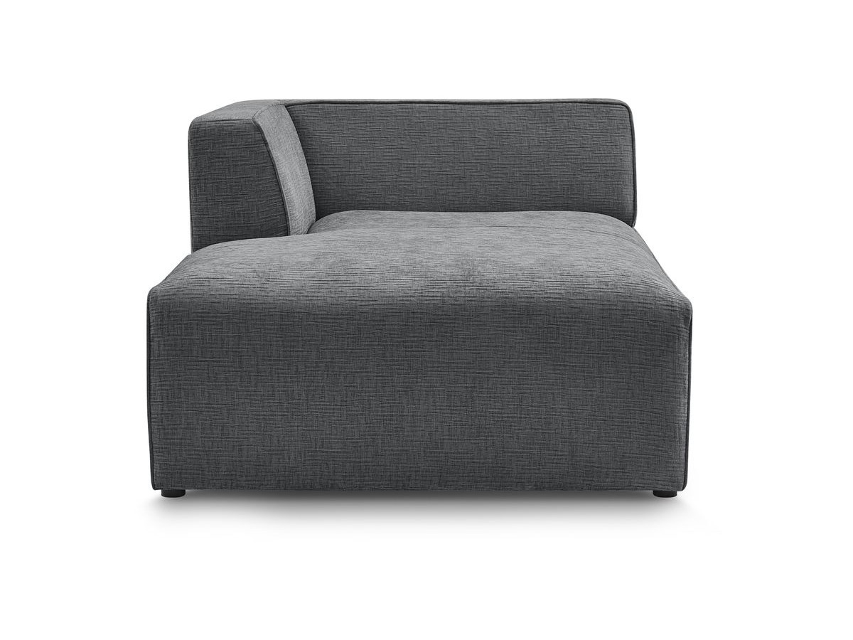 Méridienne pour canapé modulable MEGEVE tissu texturé