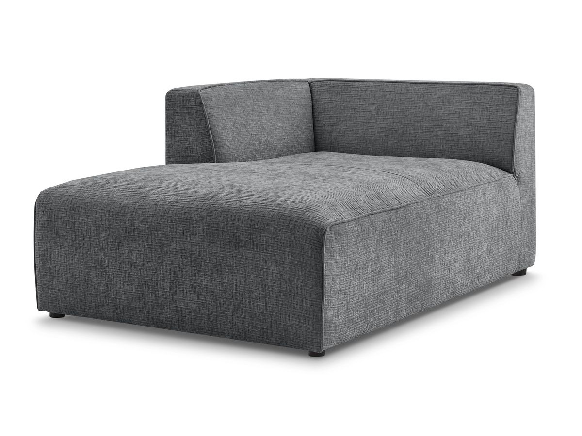 Méridienne pour canapé modulable MEGEVE tissu texturé