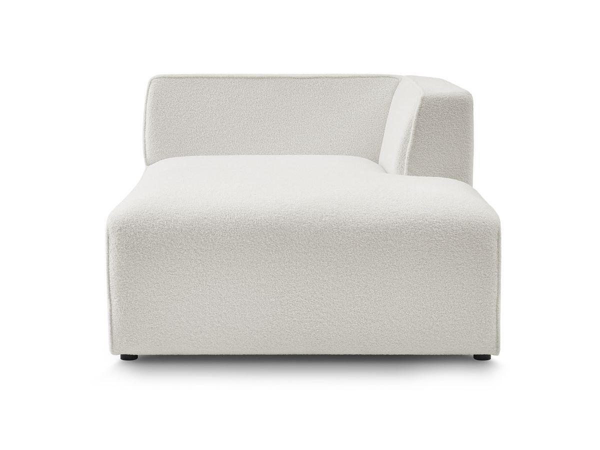 Chaise longue voor modulaire bank MEGEVE badstof