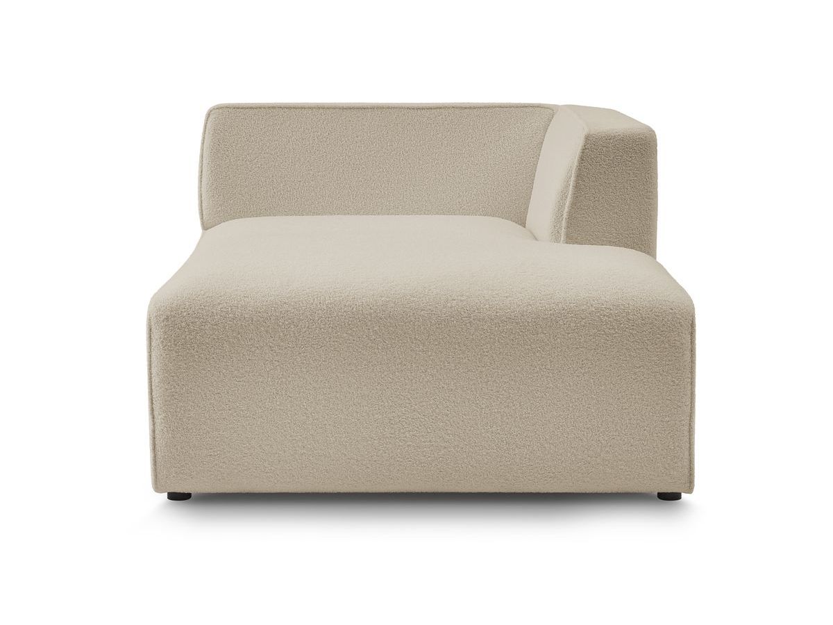 Méridienne pour canapé modulable MEGEVE tissu bouclette