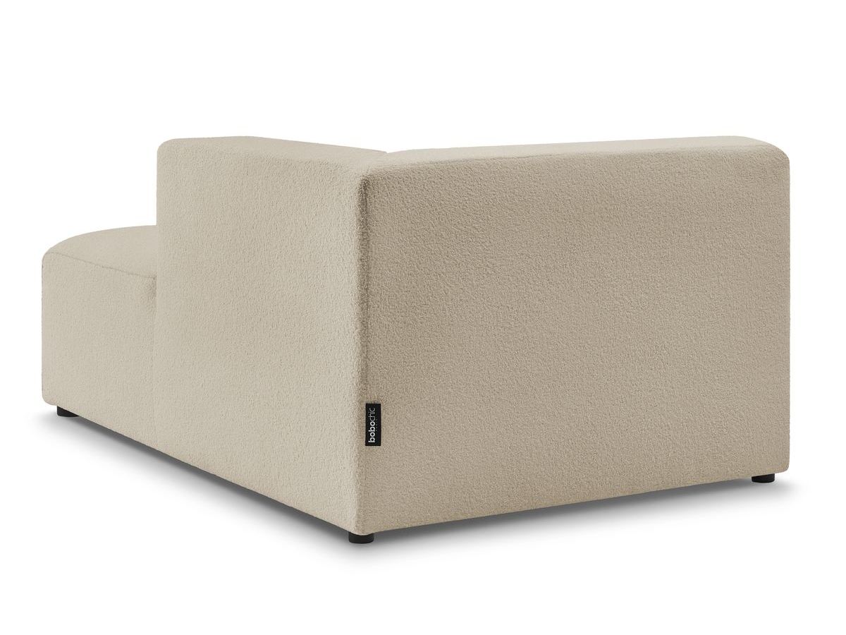 Méridienne pour canapé modulable MEGEVE tissu bouclette