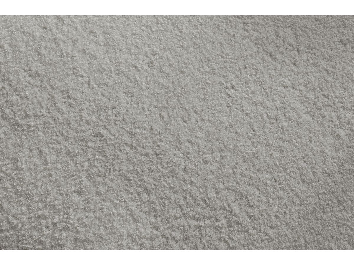 Méridienne pour canapé modulable MEGEVE tissu bouclette