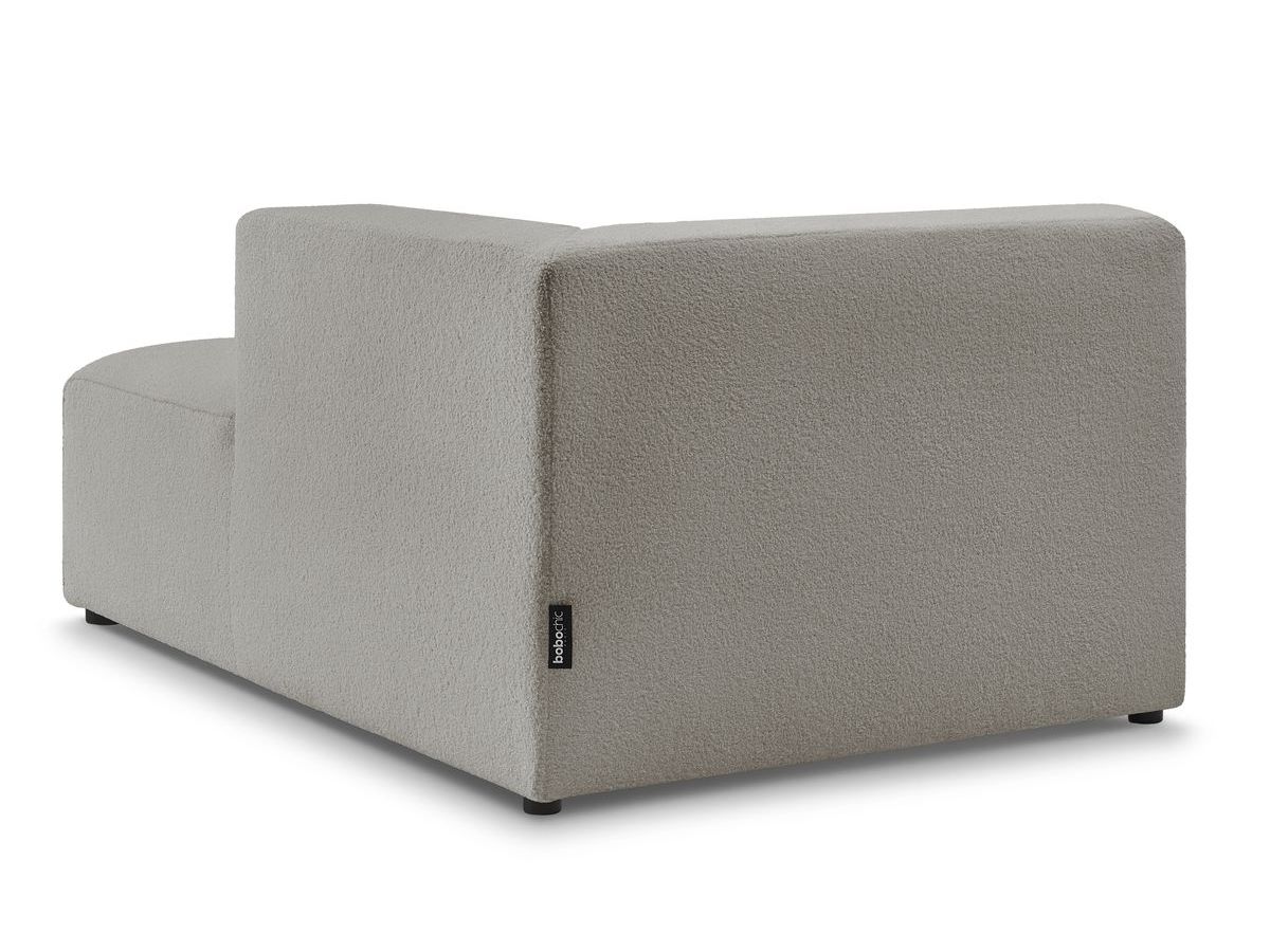 Méridienne pour canapé modulable MEGEVE tissu bouclette