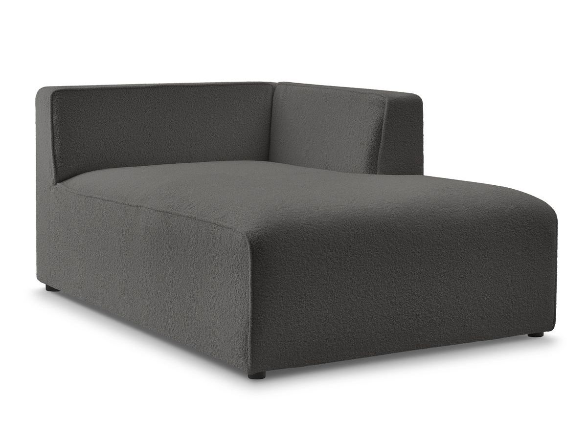 Méridienne pour canapé modulable MEGEVE tissu bouclette
