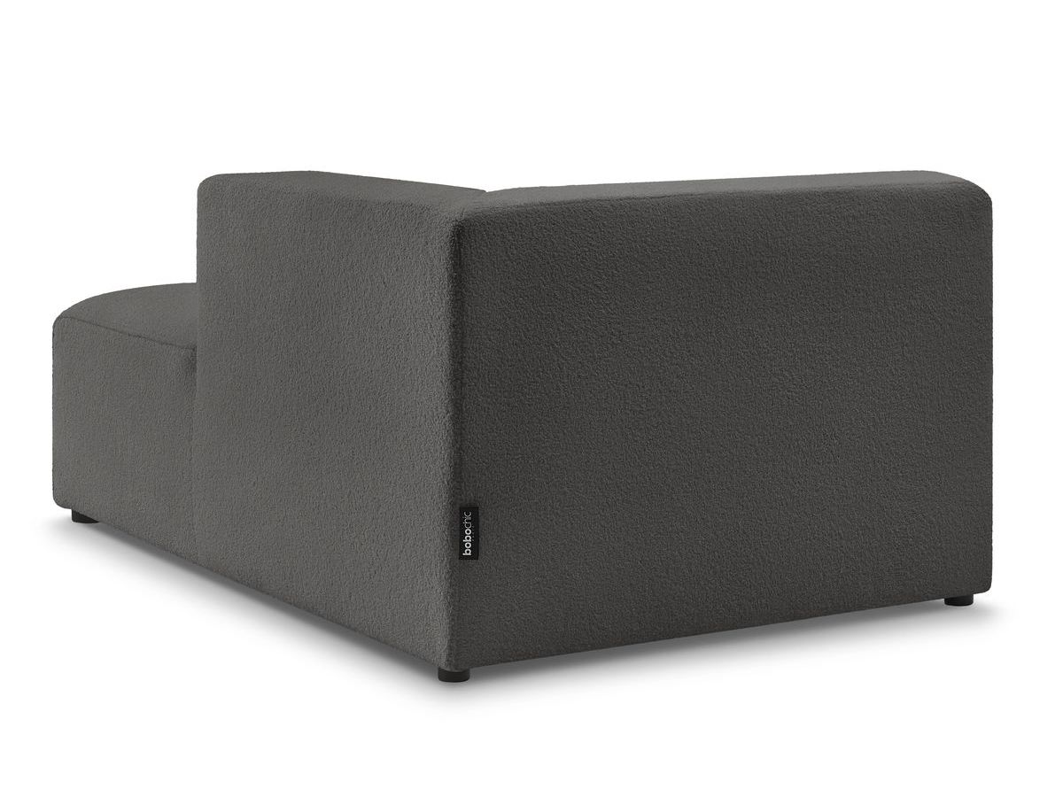 Méridienne pour canapé modulable MEGEVE tissu bouclette