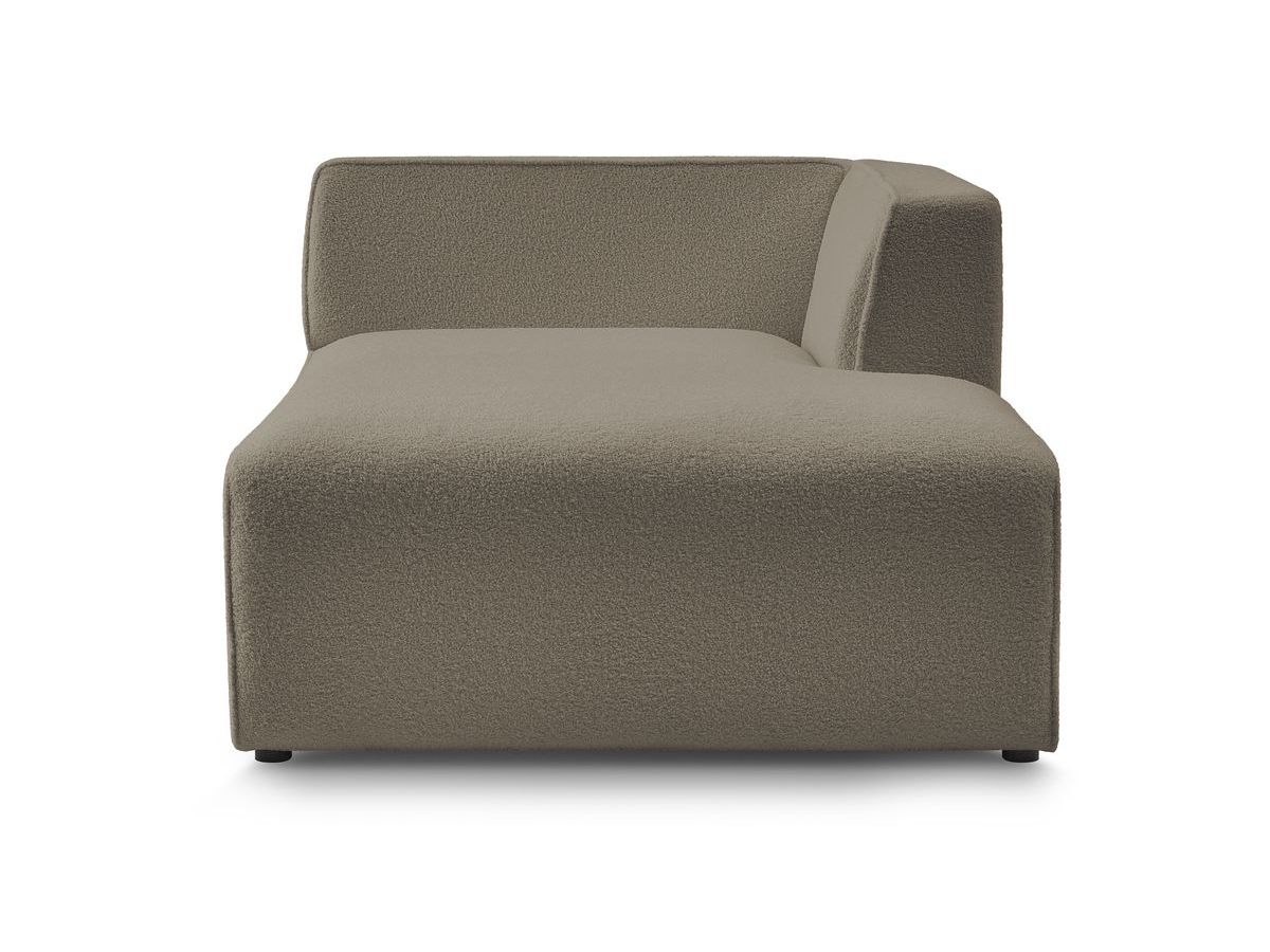 Méridienne pour canapé modulable MEGEVE tissu bouclette