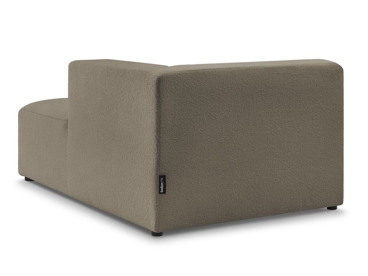 Méridienne pour canapé modulable MEGEVE tissu bouclette