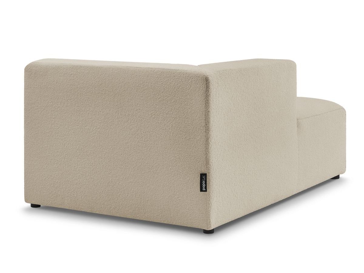 Méridienne pour canapé modulable MEGEVE tissu bouclette
