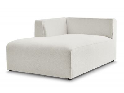 Méridienne pour canapé modulable MEGEVE tissu bouclette