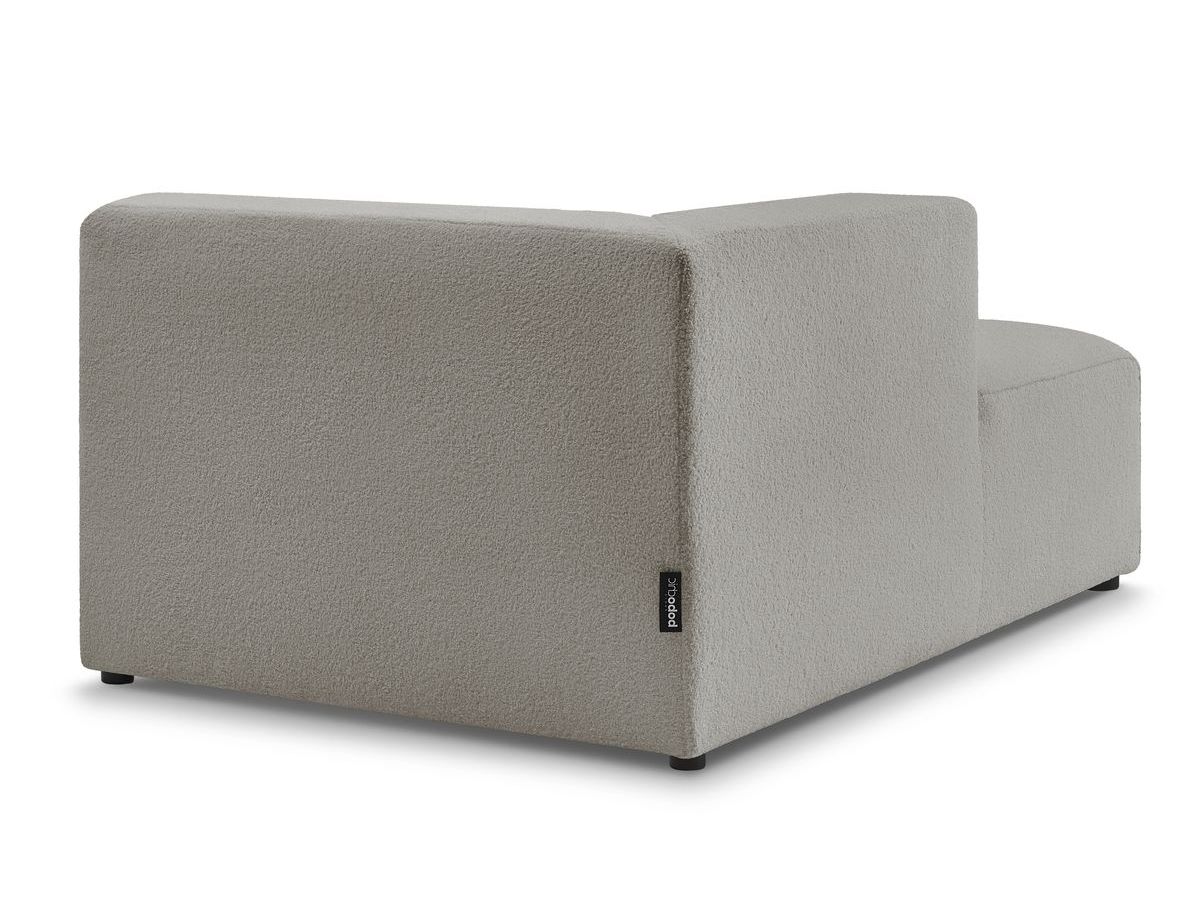 Méridienne pour canapé modulable MEGEVE tissu bouclette