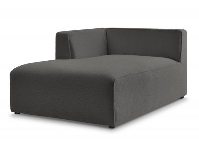 Méridienne pour canapé modulable MEGEVE tissu bouclette