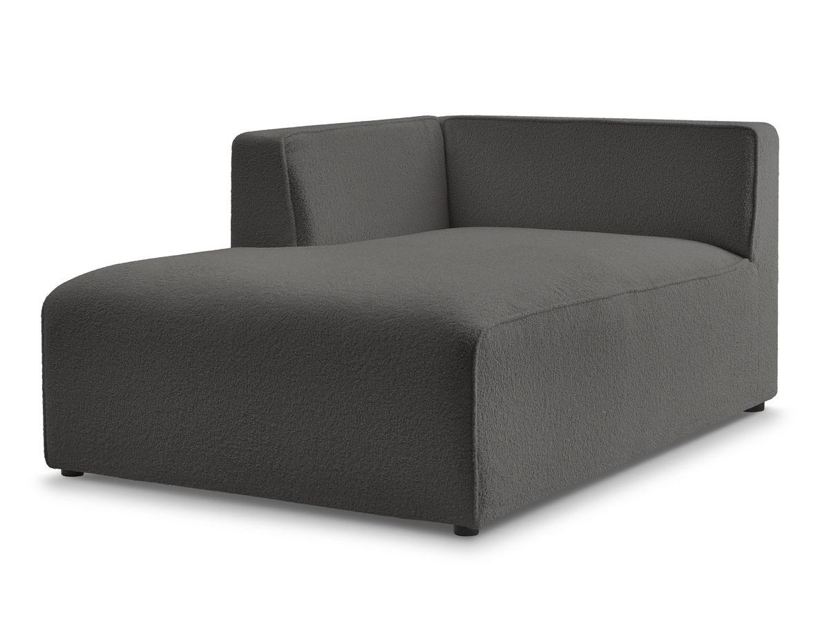 Méridienne pour canapé modulable MEGEVE tissu bouclette