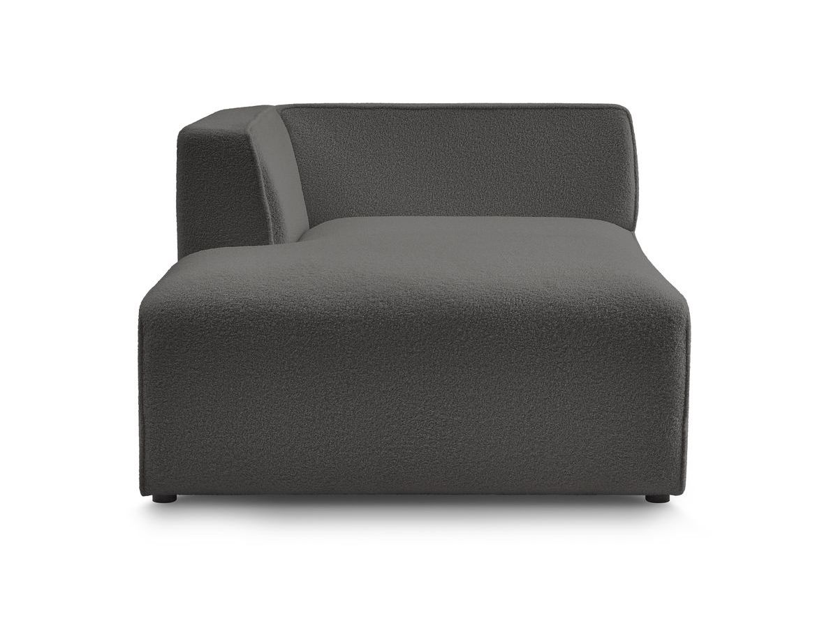 Méridienne pour canapé modulable MEGEVE tissu bouclette