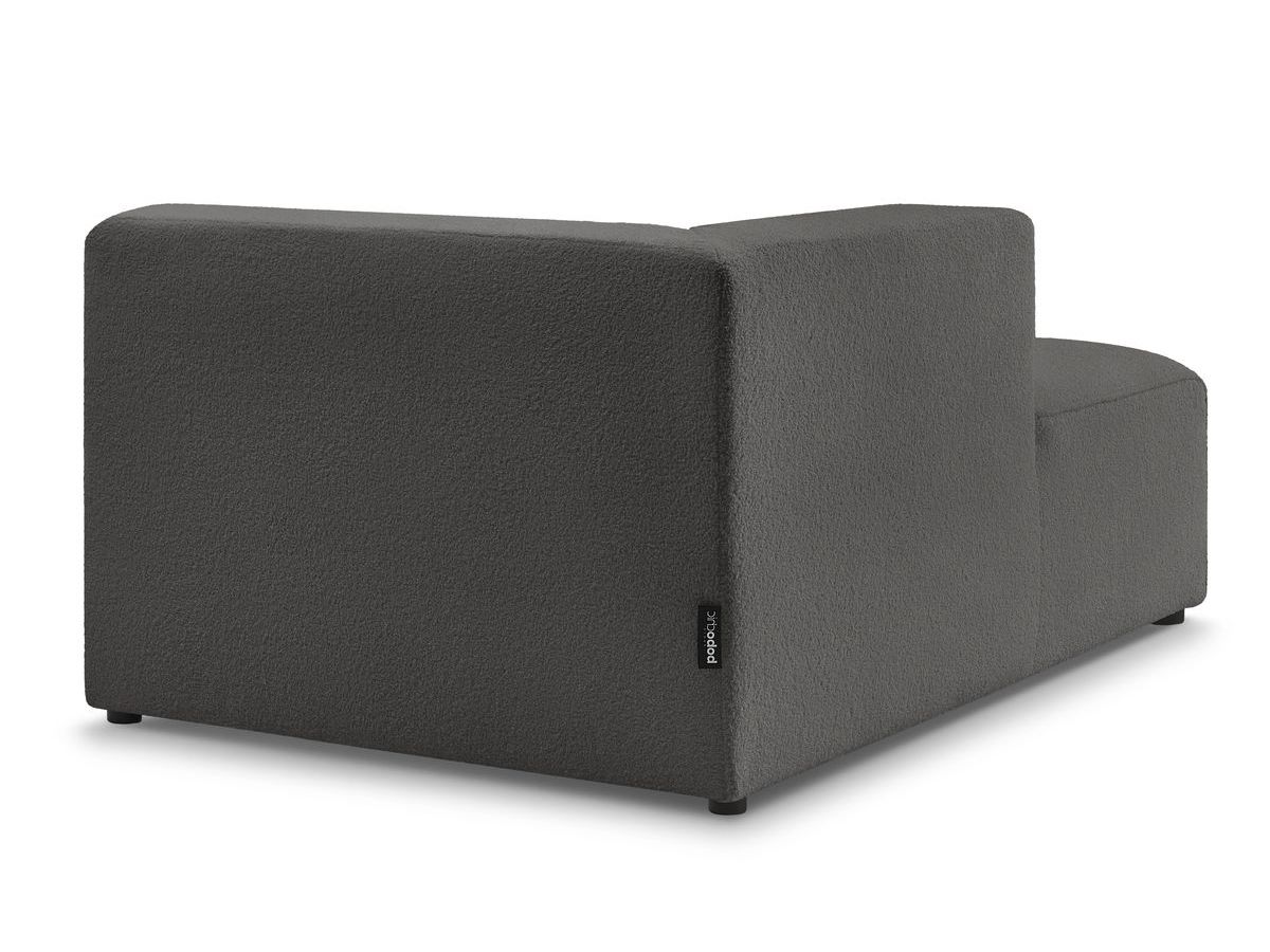 Méridienne pour canapé modulable MEGEVE tissu bouclette