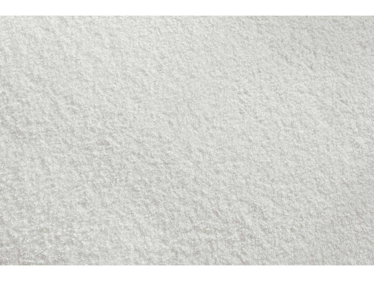 Canapé d'angle fixe EVEREST tissu chiné - Orange - Angle droit - 10 coussins
